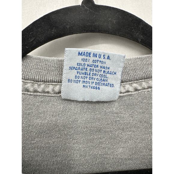 90s Vintage Pepsi Shirt Men Large Gray Distressed Single Stitch Nothing Else USA - Picture 5 of 8